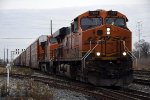 Vehicle train rolls east